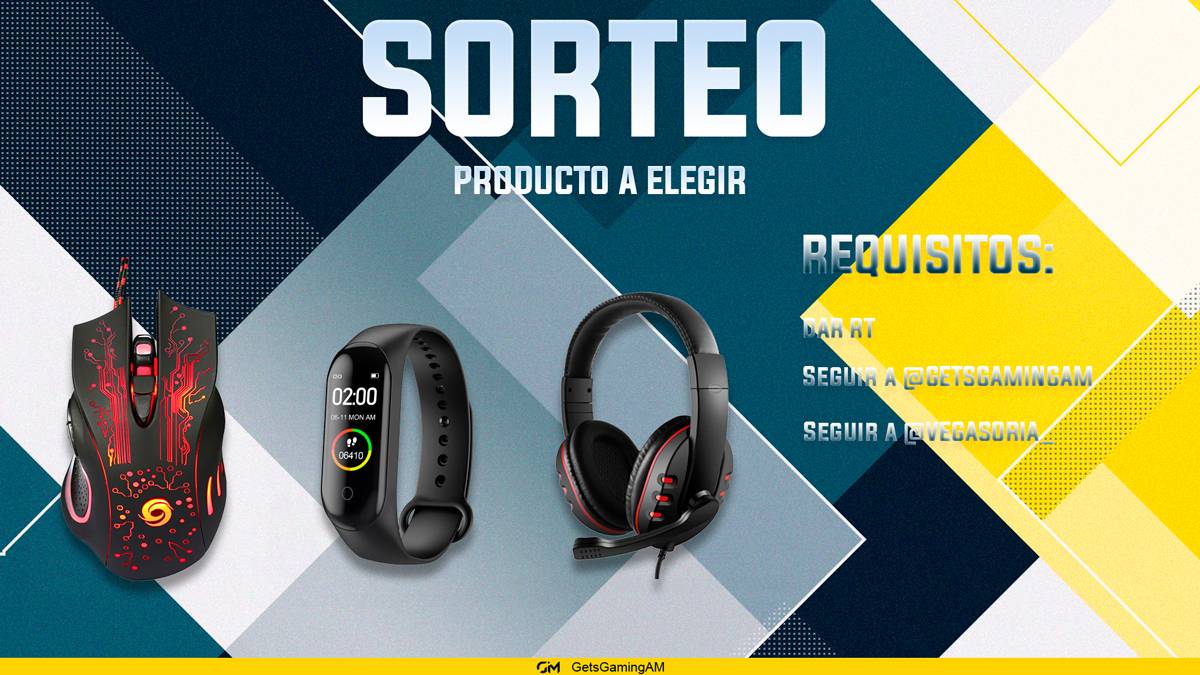 🎁💥#SORTEO DE PRODUCTO GAMING A ELEGIR💥🎁

REQUISITOS PARA PARTICIPAR:
• Dar RT🔁
• Seguir a <a href="/GetsGamingAM/">GetsGamingAM</a>
• Seguir a <a href="/vegasoria_/">veegaa🐧</a>

Finaliza el 13/10⏳

¡SUERTE! 🍀