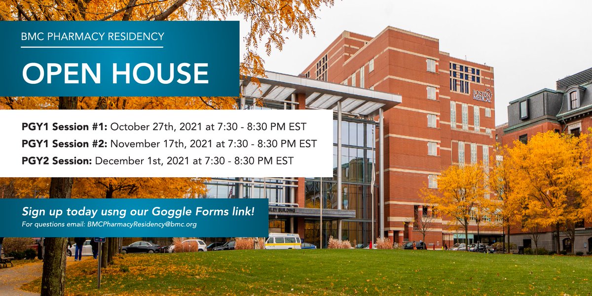 BMCPharmRes's tweet photo. Last chance for PGY1 #PharmRes interested in learning about our PGY2 programs during our Virtual open house. 

Get a link by signing up 👉 https://t.co/18qnbKyeKu https://t.co/TMb3L07Uoc