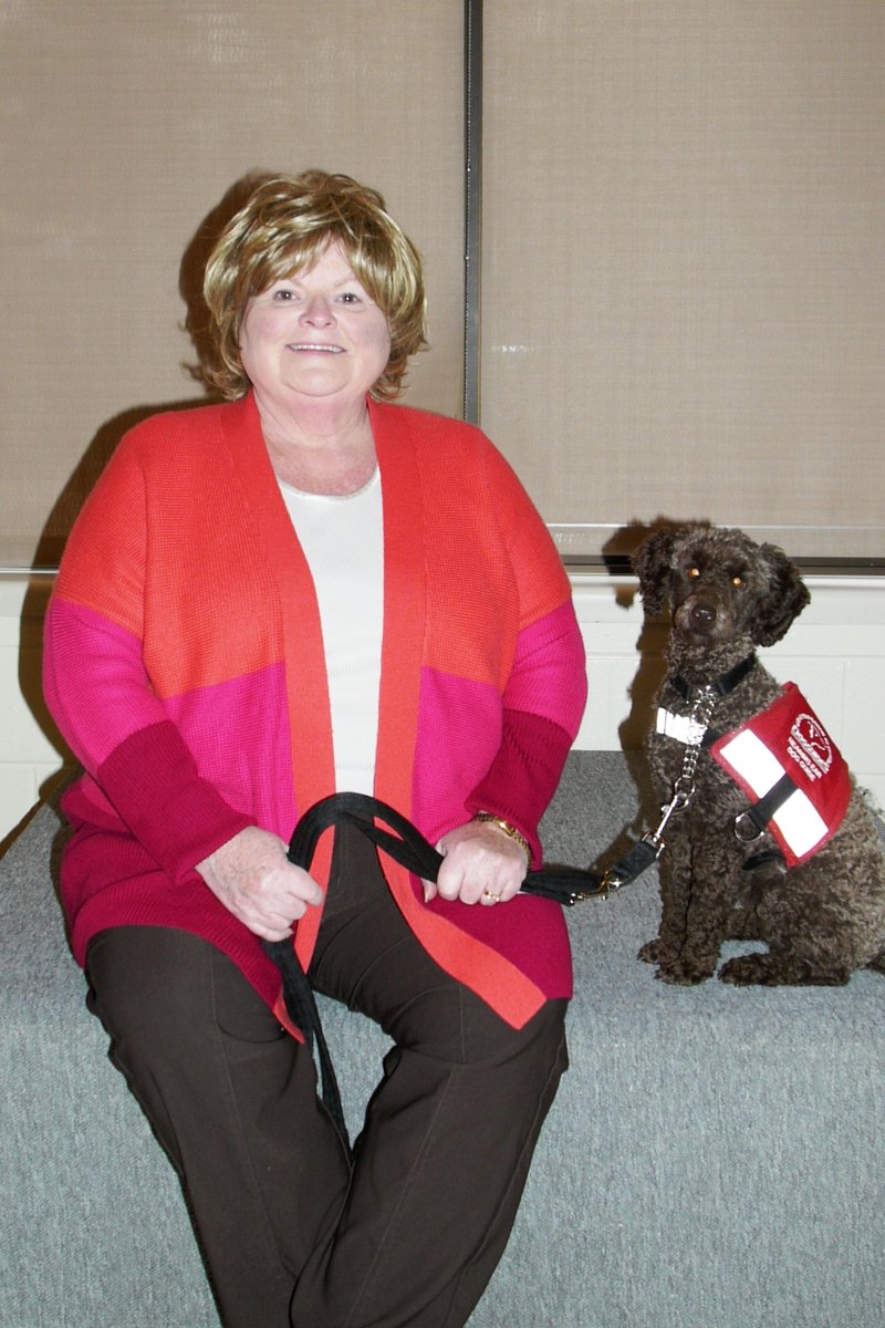 LFCDogGuides's tweet photo. #UnleashingKindness-A generous Dog Guide recipient, Colleen Walker, (with Hearing Dog Guide, Misty) has offered to match any gift you give up to a total of $10,000.  Please donate  if you are able to and help us provide life-changing #LFCDogGuides. https://t.co/j0q34AwgJW