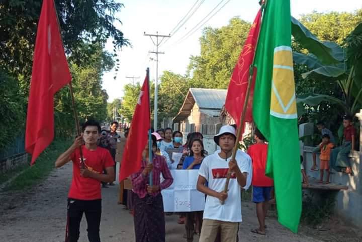 KyweKywe17's tweet photo. Boycotting military owned products including SIM card Mytel to stop funding terrorists as an anti-coup protest in Myaing. LEGALIZATION OF NUG #WhatsHappeningInMyanmar #Oct6Coup https://t.co/F5OLUwfwde