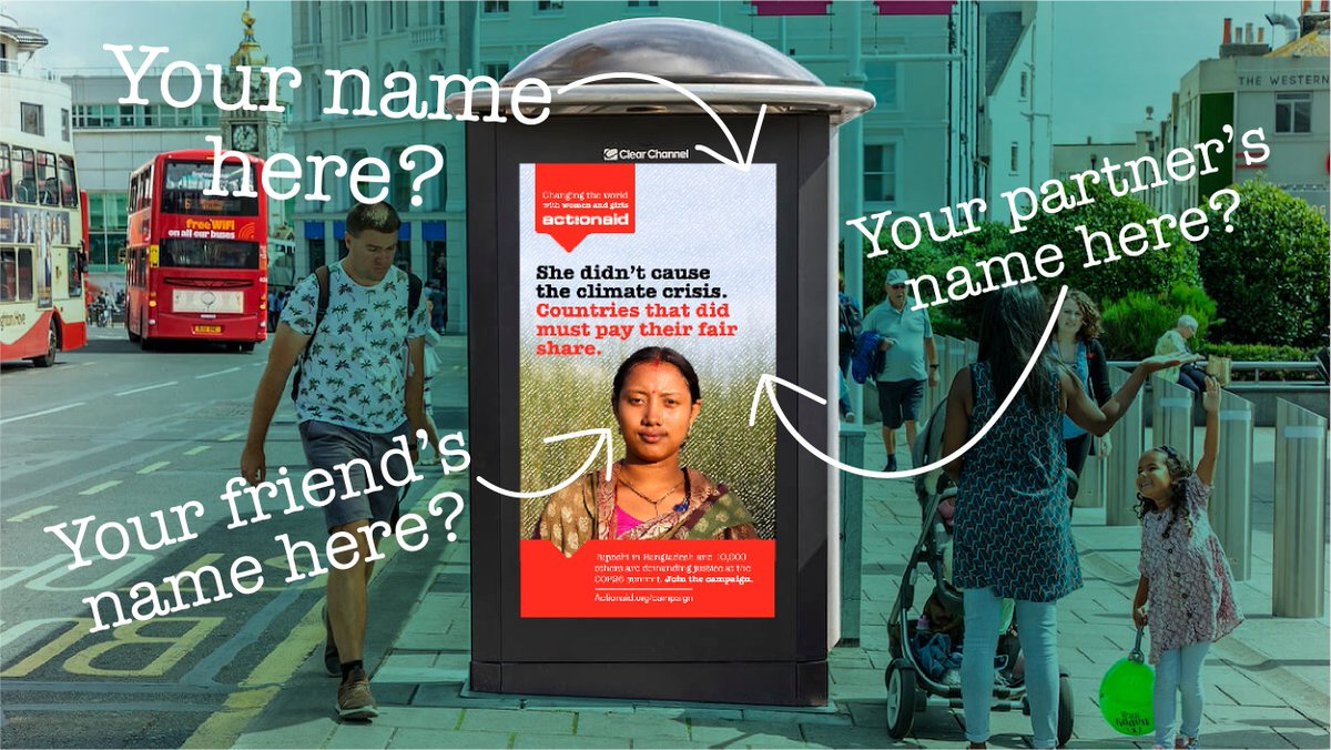 We’ve launched a petition and hard hitting ad campaign to tell world leaders to pay their fair share to stop climate injustice! Can you donate to get our message onto bus shelters across Glasgow during #COP26?