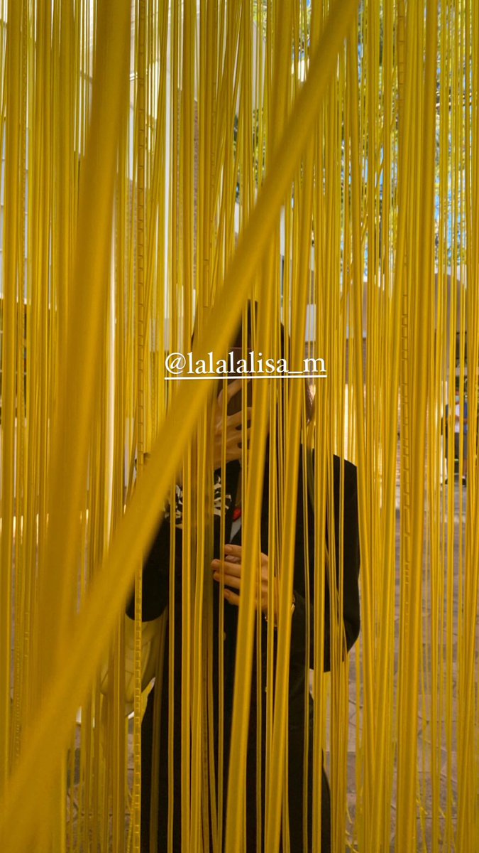 blackpinkbabo's tweet photo. Lisa update 💛 @Blackpink 

#LISA #리사 #BLACKPINK https://t.co/Ou9MfCHK6a