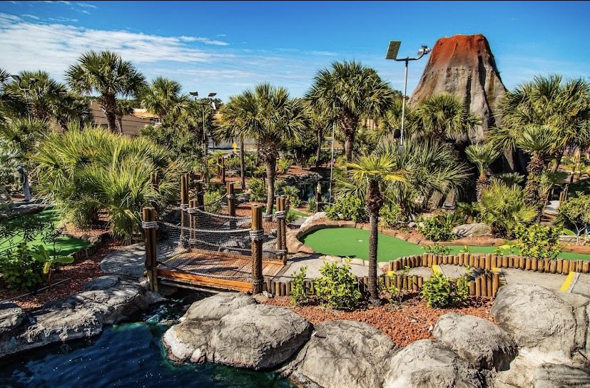 AccessMiniGolf's tweet photo. All the best to everyone competing in the USPMGA 2021 Masters of Mini-golf Tournament at the Hawaiian Rumble course in North Myrtle Beach, SC. #MiniGolfMasters #MiniGolf @PuttingPenguin @tomrloftus @ostreetminigolf @accountingninja https://t.co/MPCidlctJu @HawaiianRumble https://t.co/BbI6jxWzWE