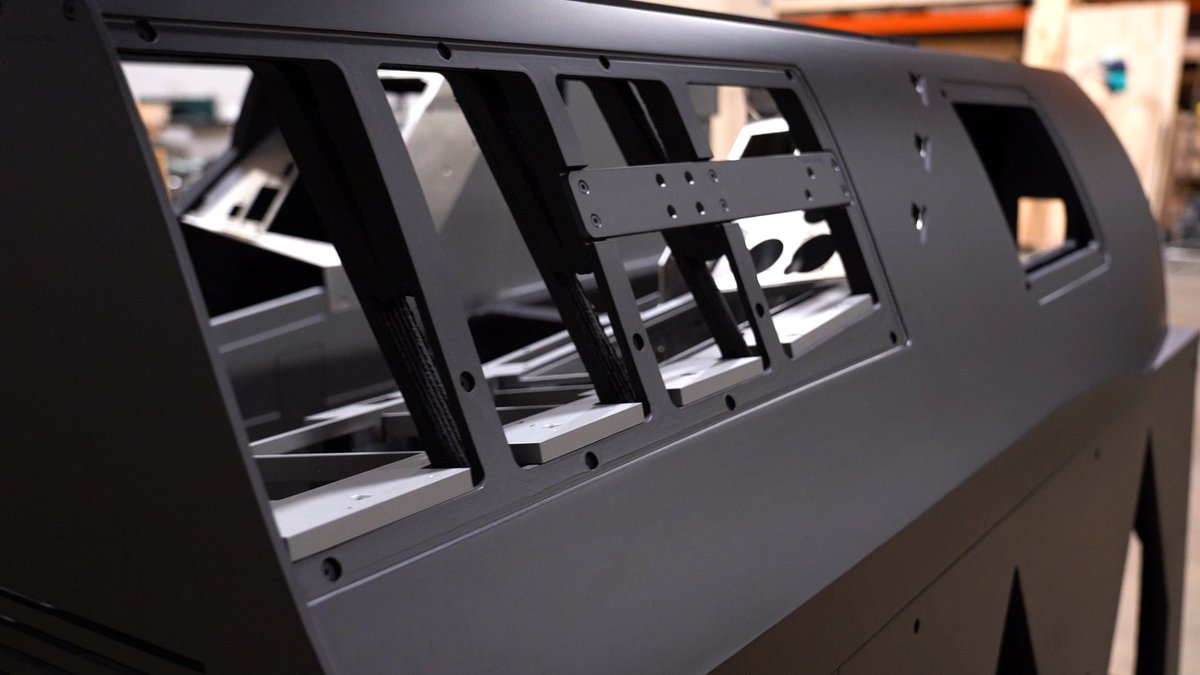 AddMfgMedia's tweet photo. 3D printed flight simulator = OUR BIGGEST #COOLPART SO FAR!
@additiveeng 3D prints simulator housings for @L3HarrisTech using @CincinnatiInc BAAM
Hear from L3Harris and AES in latest episode of The Cool Parts Show, brought to you by @CarpenterTechAM https://t.co/VClTGzd5D7 https://t.co/or3Mx7sj6y