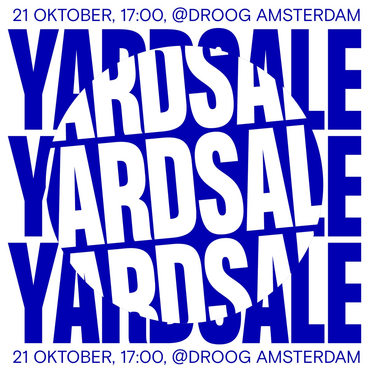 Donderdag 21 oktober gaan we weer yardsalen! Dat betekent beschadigde Das Mag-boeken voor een spotprijs. Hoe het werkt: voor €25 euro krijg je een Das Mag-tasje dat je vol mag stoppen met Das Mag boeken tot-ie uitpuilt. Je krijgt er ook een drankje van ons bij. Zien we je dan?