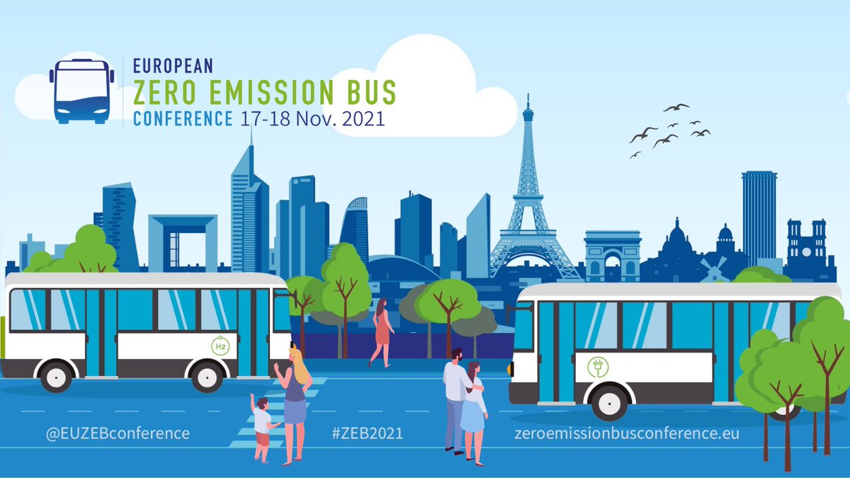 #ZEB2021: REGISTER NOW!

🗓️17-18.11.2021
📍Paris

Join the #zeroemission bus conversation where we will bring together manufacturers, operators, policy makers and industry to discuss about the #decarbonisation of public #transport

Agenda &amp; registration👉bit.ly/3r86dvO
