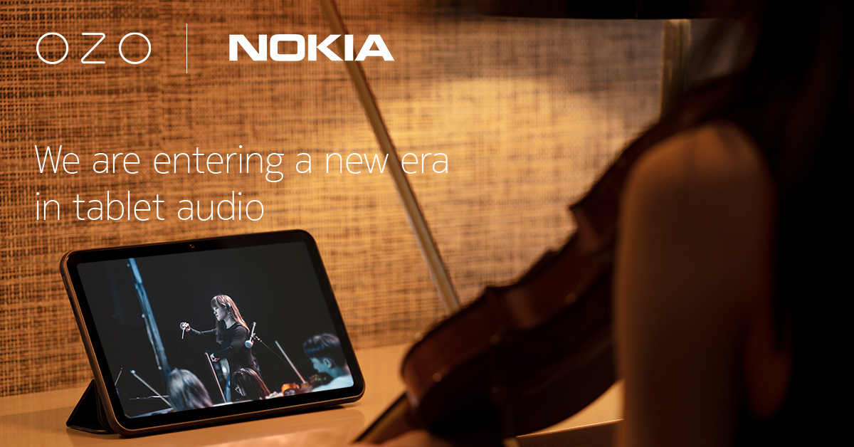 The new Nokia T20 Tablet has our pioneering #OZO Audio features, utilizing intelligent technology to capture moments with clarity and focus. Together with OZO Playback, the device provides an all-immersive spatial audio experience. Check the new device: nokia.ly/3BcvtW9