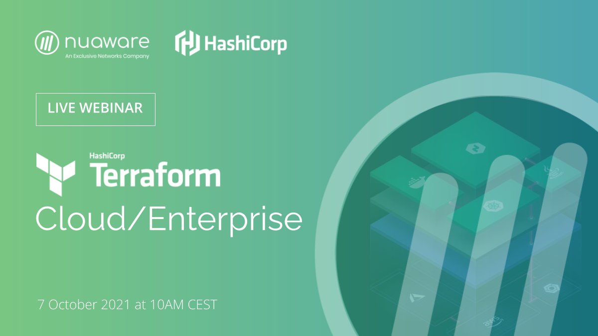 Don't miss tomorrow's <a href="/HashiCorp/">HashiCorp</a> Terraform Cloud/Enterprise webinar. 
Register here: bit.ly/3AsmdMB

#HashicorpTerraform #Webinar #InfrastructureAsCode