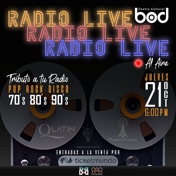 CrestaMetalica's tweet image. Q Latin Project presenta "Radio Live - Al Aire" en el Centro Cultural BOD &amp;gt; bit.ly/3mA4FJw #NoticiasCresta #CrestaNoticias #AgendaCresta #Noticias #Entretenimiento #Eventos #Música