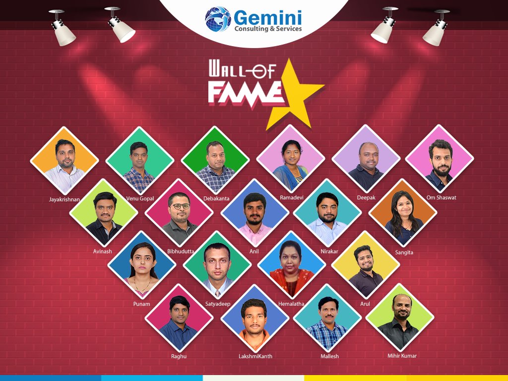 gemini_services's tweet photo. #GeminiConsultingServices High Five Awards!
It is a moment of pride to recognize and honor the exemplary contribution by the members of our Gemini family.
#HighFiveAwards #EmployeeRecognition #EmployeeAwards #Winners #Appreciation #Motivation #Congratulations #Kudos https://t.co/wNV3to3U35