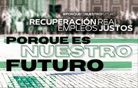 UGT_Andalucia's tweet photo. #PorqueEsNuestroFuturo 
Necesitamos alcanzar el objetivo del 18% de PIB industrial, medidas para una transformación energética justa, digitalización, formación y diversificación sectorial 

📅 7 octubre
⏰ 11.30 h
📍Glorieta del Cid (Sevilla) https://t.co/YjT7qq7YL1
