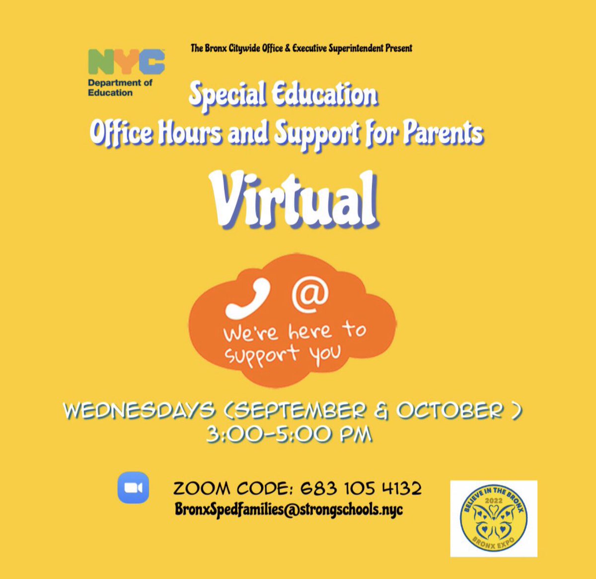 Parents join office hours today! <a href="/Csd7Bx/">District 7</a> <a href="/CECD8Bronx/">Community Education Council District 8</a> <a href="/CSD9Bronx/">NYCDistrict9</a> <a href="/CSD10Bronx/">CSD10</a> <a href="/CEC11NYC/">Community Education Council District 11</a> <a href="/District12CEC/">Community Education Council District 12</a> @ReneeP_BXHSSupt @TeamCintronNV @SuptCook