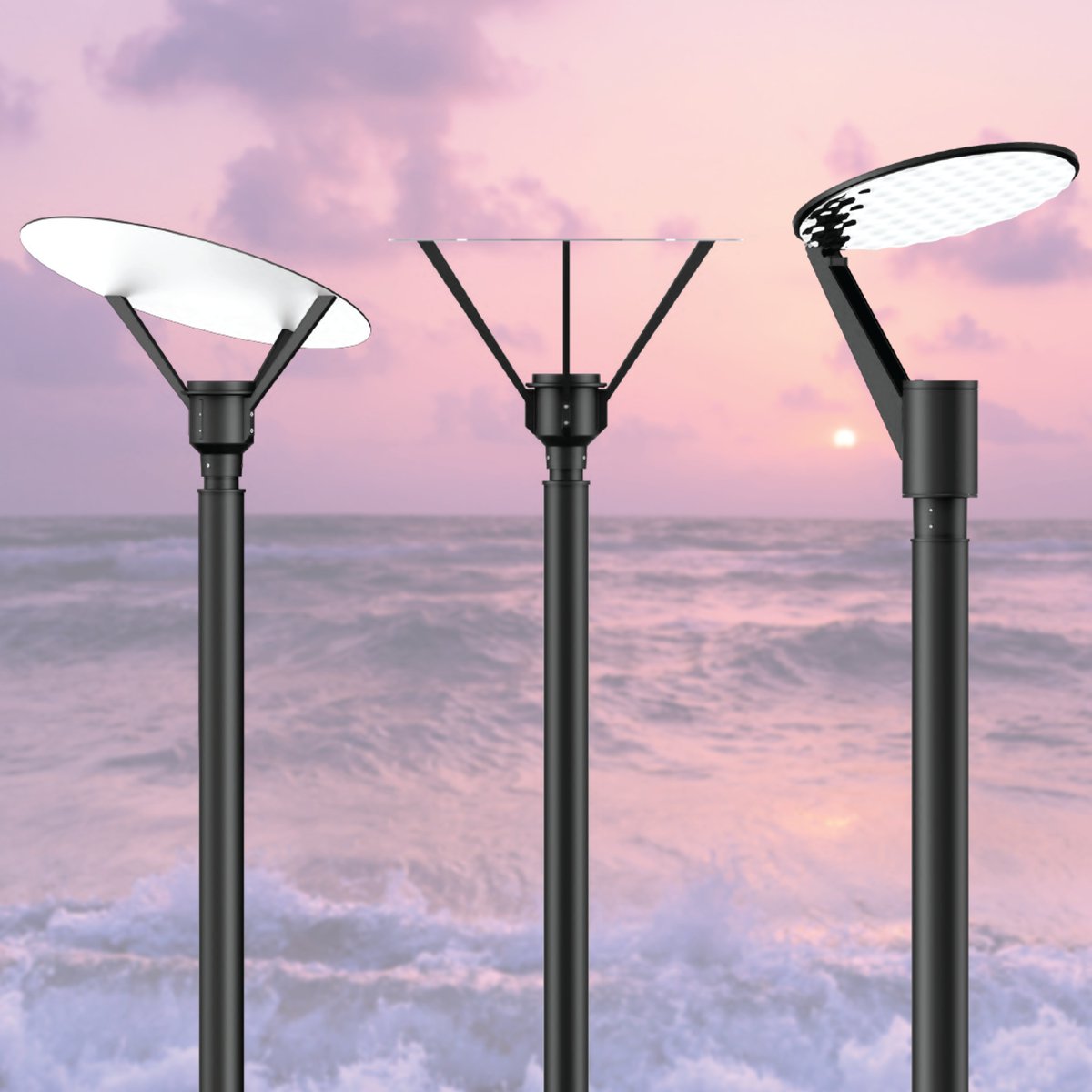 LigmanAmerica's tweet photo. Stunning imagery of the Syndy Post Top lining the promenade of a coastal park in Cyprus. The Syndy Post Top offers indirect lighting, with a selection of reflector options and styles. #Syndy #Indirect #Lighting #Ligman https://t.co/s1Ya1EB6WL