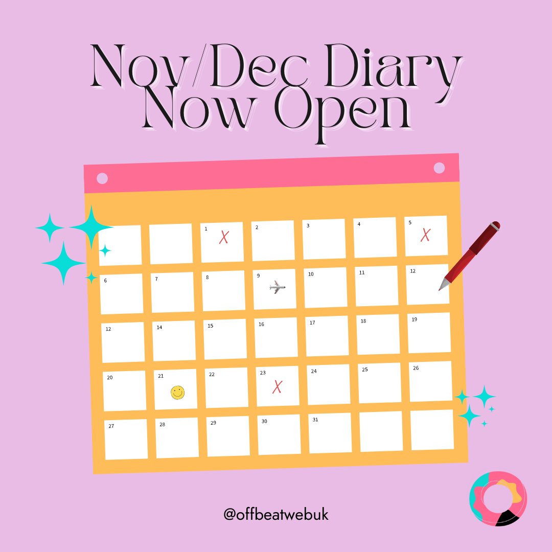 offbeatwebuk's tweet image. Our October diary is now closed for new projects to enable us to care for our existing clients - but Nov/Dec is now open!

Whizz us a message to get your Discovery Call in the book and secure your spot ✌