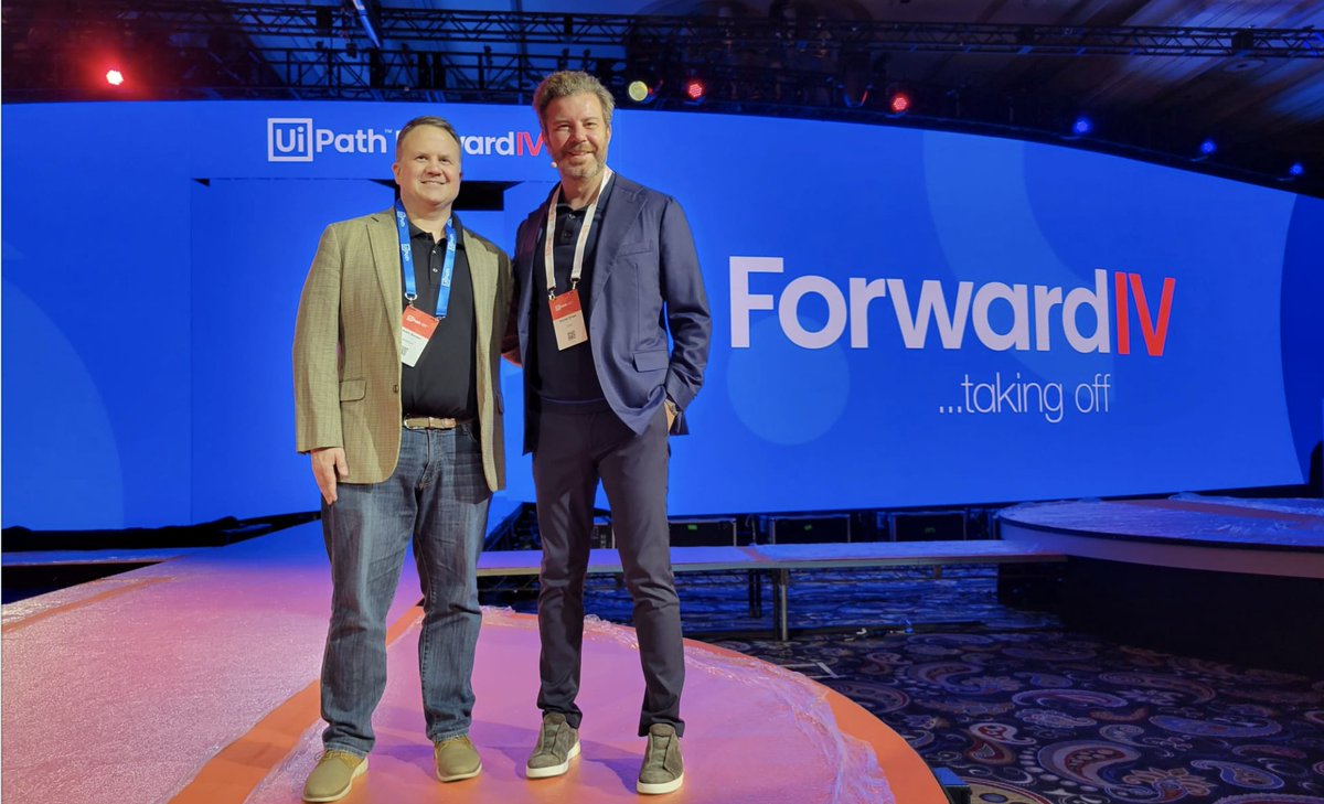 It was great to have the opportunity to participate in the dynamic dialogue with <a href="/danieldines/">Daniel Dines</a> around the future of intelligent automation at the <a href="/UiPath/">UiPath</a> 2021 conference!