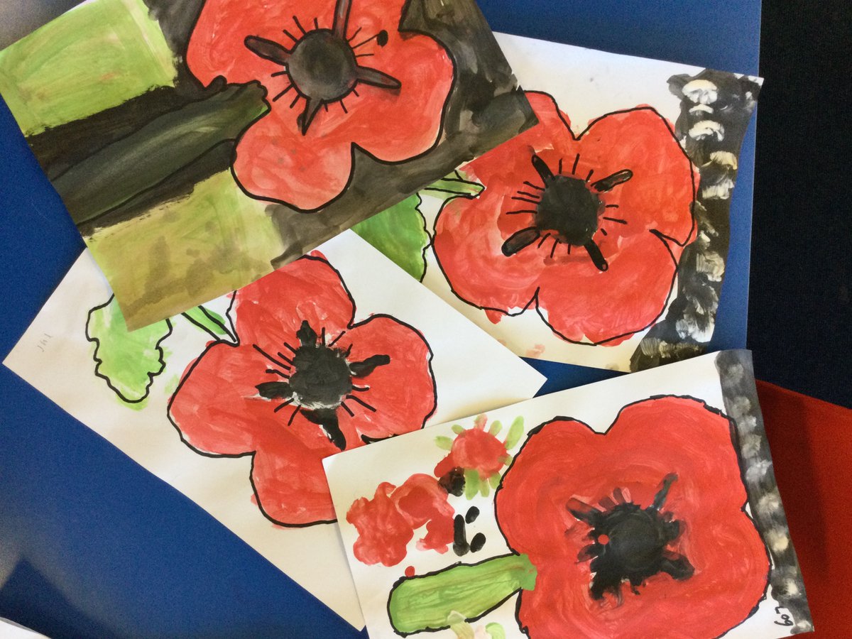 MrsARankin76's tweet photo. P4 have made poppies to be displayed at Morrisons for the poppy appeal. Everyone enjoyed creating these and now we plan to write instructions for others to be able to make them too. They turned out great! @LethamPrimary #writing https://t.co/wvb5FYKisG