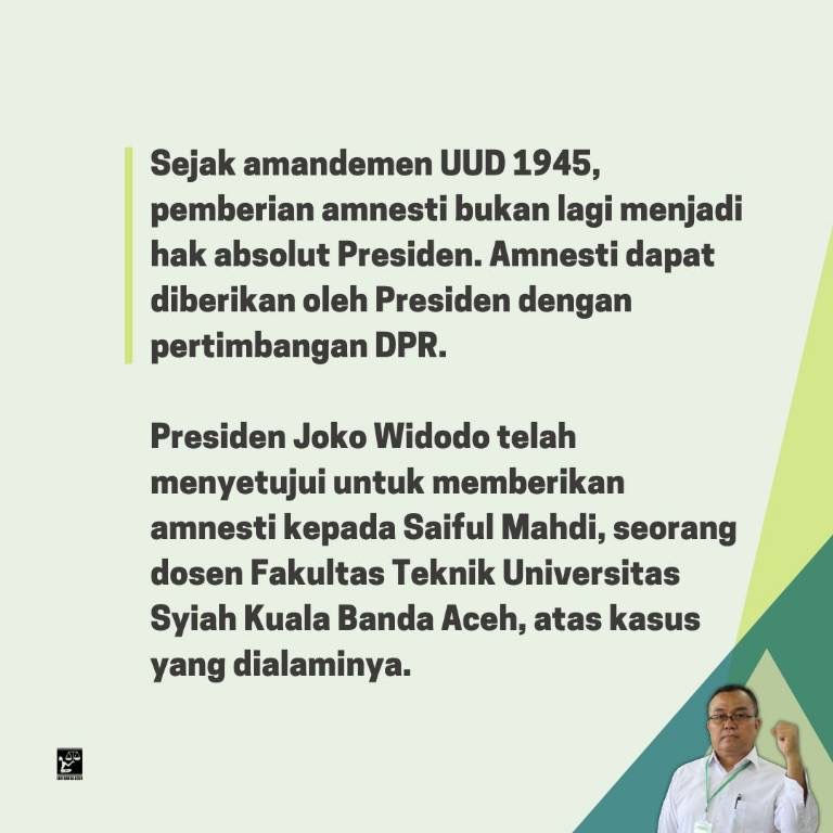 safenetvoice's tweet photo. Tinggal selangkah lagi proses #AmnestiUntukSaifulMahdi 

Tapi kami masih butuh bantuanmu untuk dorong @DPR_RI segera memberi pertimbangan ke Presiden. Tinggal besok sidang paripurna sebelum DPR reses 8 Okt.

Tolong ramaikan #DPRBahasAmnesti dan mention @puanmaharani_ri @DPR_RI https://t.co/PzNPi4BvJ5