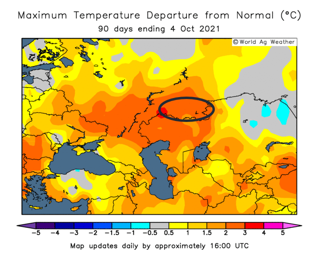 sizov_andre's tweet photo. Updating the new Russian #wheat crop forecast - looks like in some Volga Valley regions the abandonment will be huge this year. Orenburg could lose around 0.4 mln ha (1 mln acres). Lots of fields have been dried and fried this summer

More: https://t.co/c54ba2qzM4 https://t.co/TUC4OPoomC