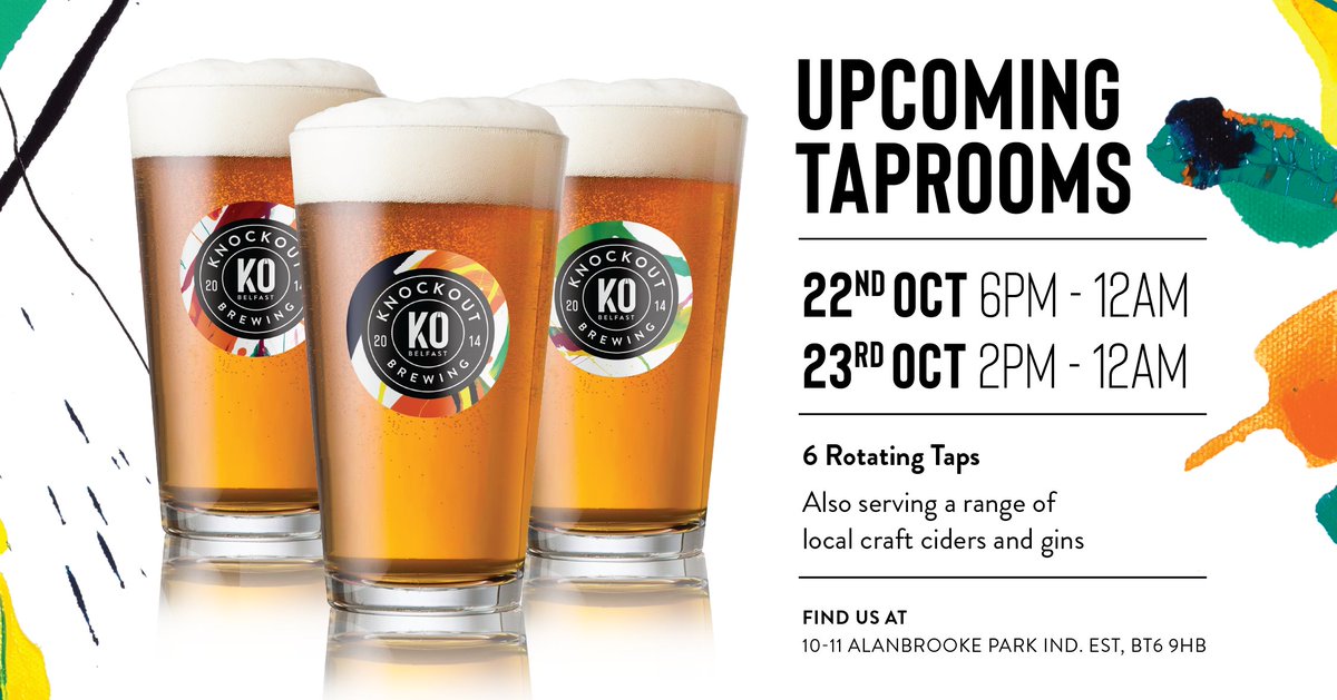 October Taproom - 22nd &amp; 23rd
Who's comming along?
 please like and share!
facebook.com/events/6336033…