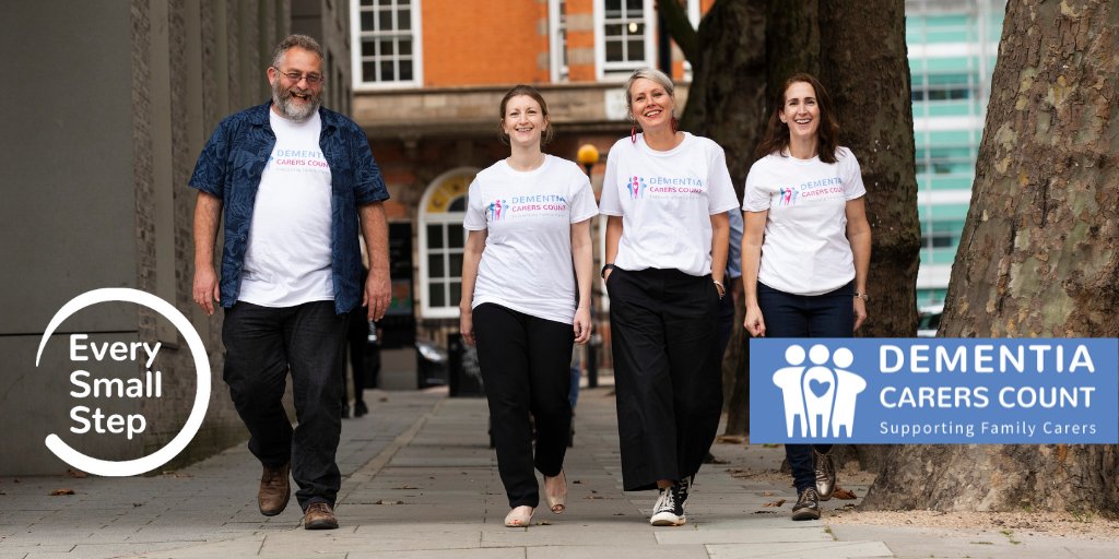 DemCarersCount's tweet photo. #EverySmallStep2021 is a great way to show your support to the 700,000 friends and family members caring for someone with #dementia in the UK. Give @DemCarersCount a follow & register to learn more about the contributions of the dementia #carer community https://t.co/q24ckcReTP https://t.co/oKDvwiSaje