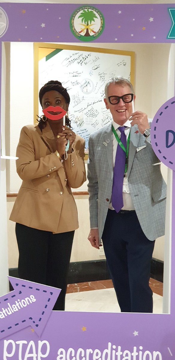 TriniLo27's tweet photo. 2021 PTP @KFSHRC_J photo booth 
Thank you to our Program Director @SedgeJMS  and our EDNA @KathySienko 
To our partners who were on line @gwensherwood @Sigma_CEO @ThomasKearns12 @ProfMustafaB https://t.co/KNpJrXcfff