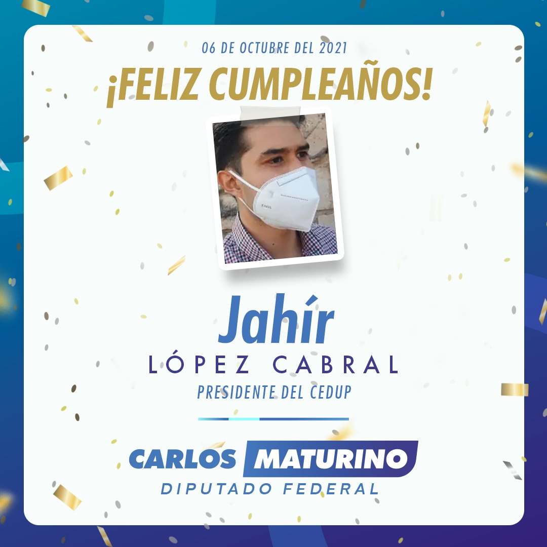 maturinoc's tweet photo. Amigo @Jahir_L, lo mejor en esta fecha especial. ¡Felicidades!🎉 https://t.co/AWfx2UFK5c