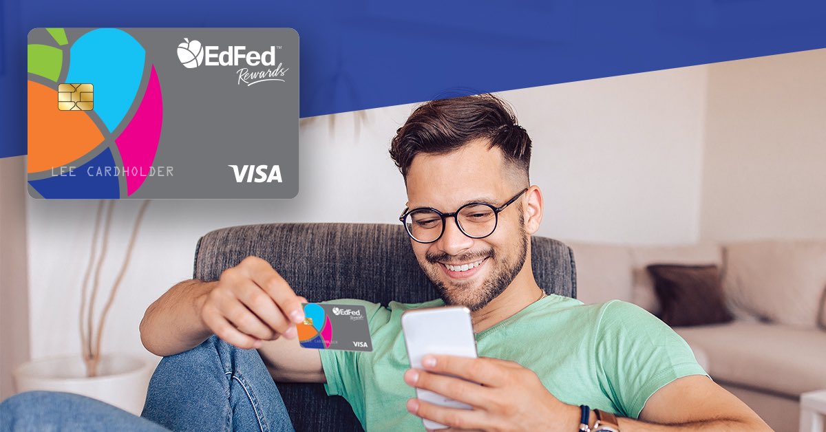 Don’t have an EdFed Rewards Visa Credit Card? Now is the time to reward yourself with our exclusive card and 30,000 points! For details on this limited-time, special offer, visit edfed.org/newvisa.