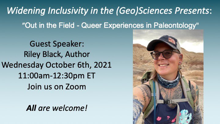 WInGS_VT's tweet photo. Join us at 11am ET TODAY to hear from @Laelaps about her experiences in science! @vtgeosciences @VT_Science @globalchangevt https://t.co/PEWqnv6n6g