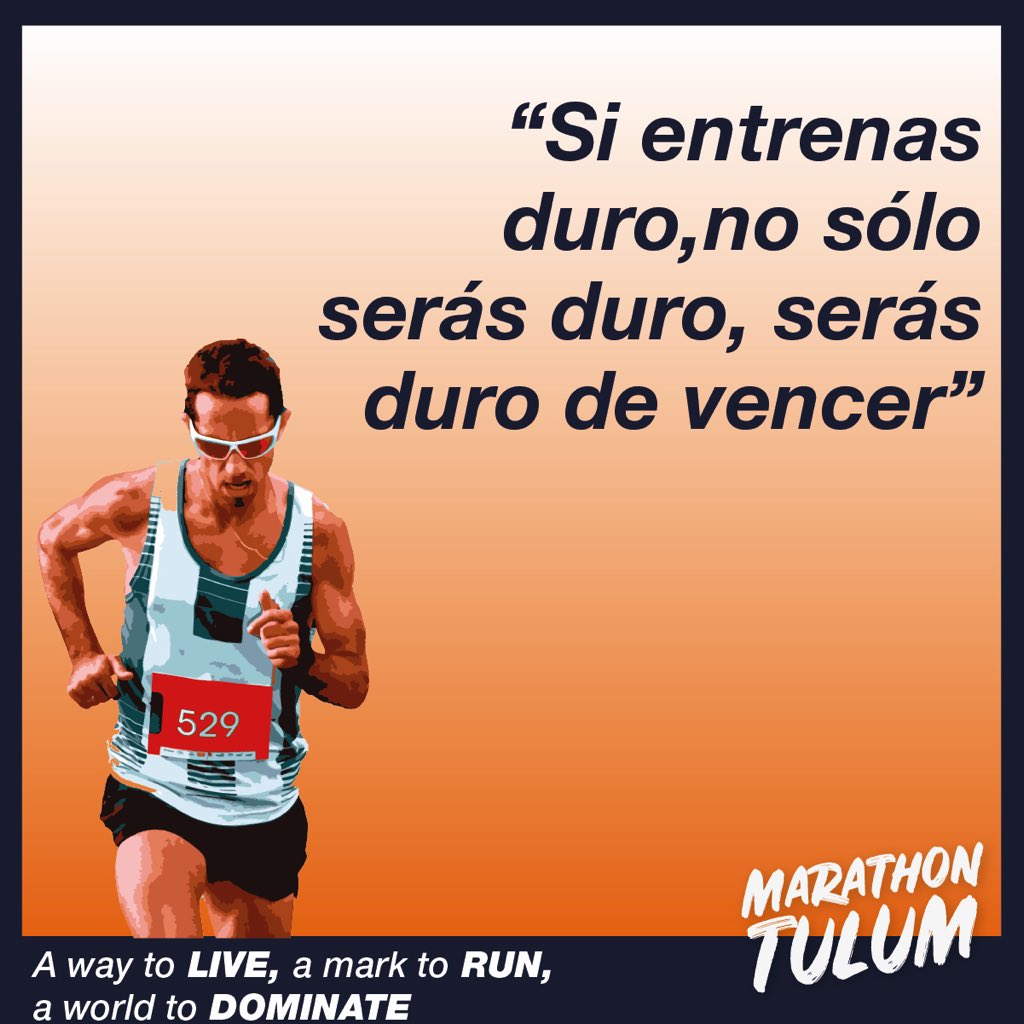 MarathonTulum's tweet photo. Corredor@s, ¿ya se inscribieron? No te quedes fuera y participa en el Marathon Tulum 🏃🏻🏃🏻♀️
Inscríbete 👇🏻👇🏻
https://t.co/dA7J829TTu
#Tulum #QuintanaRoo #RunLive #Dominate #Run #Running #Runnners https://t.co/k07hVGnFWh