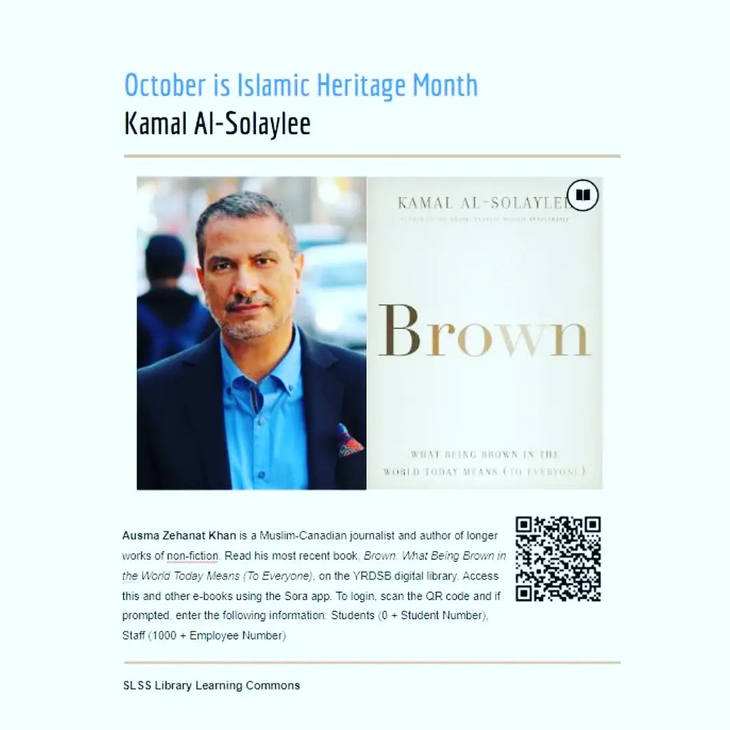 LibrarySLSS's tweet image. SLSS Library Learning Commons celebrates #IslamicHeritageMonth
