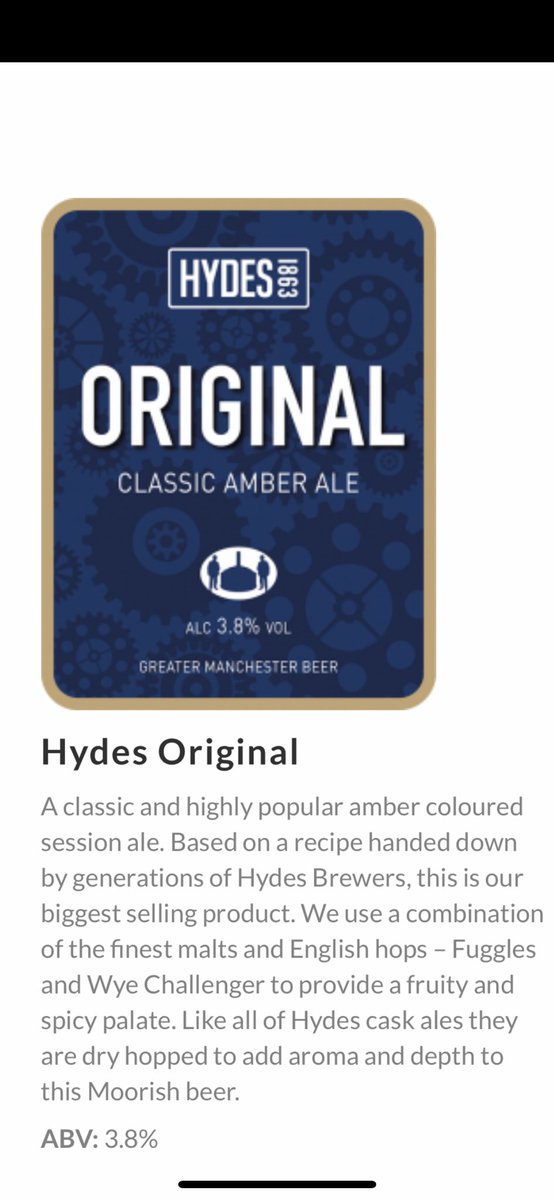 Fletcher Moss (@thefletchermoss) on Twitter photo Throughout October <a href="/HydesBrewery/">Hydes Brewery</a> will be donating 5p for every pint of Hyde’s Original Bitter that we sell to our chosen charity <a href="/FrancisHouseCH/">Francis House</a> , so the more you drink the more we raise. <a href="/ncustisTheSun/">Neil Custis</a> <a href="/Ian_Ladyman_DM/">Ian Ladyman</a> <a href="/GranadaReports/">ITV Granada Reports</a> <a href="/SkyNews/">Sky News</a> <a href="/BBCNews/">BBC News (UK)</a> <a href="/SSMCAMRA/">Stockport and South Manchester CAMRA</a> Please share Throughout October <a href="/HydesBrewery/">Hydes Brewery</a> will be donating 5p for every pint of Hyde’s Original Bitter that we sell to our chosen charity <a href="/FrancisHouseCH/">Francis House</a> , so the more you drink the more we raise. <a href="/ncustisTheSun/">Neil Custis</a> <a href="/Ian_Ladyman_DM/">Ian Ladyman</a> <a href="/GranadaReports/">ITV Granada Reports</a> <a href="/SkyNews/">Sky News</a> <a href="/BBCNews/">BBC News (UK)</a> <a href="/SSMCAMRA/">Stockport and South Manchester CAMRA</a> Please share