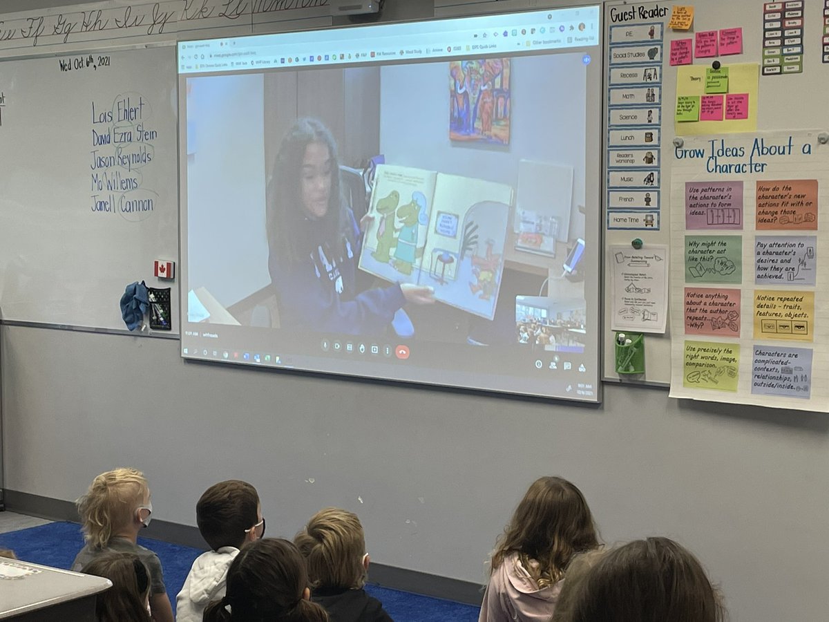 Thanks to <a href="/bevfacey/">Bev Facey Community High</a> for joining us virtually for Read In Week. We loved listening to Goldilocks and the Three Dinosaurs. 📚#eipsreads #whfelmentary #ReadInWeek