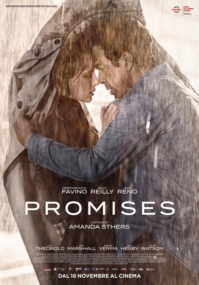 Très heureuse que mon nouveau film #Promises adapté de mon roman #lespromesses soit en sélection officielle au festival de Rome! ❤️🇮🇹