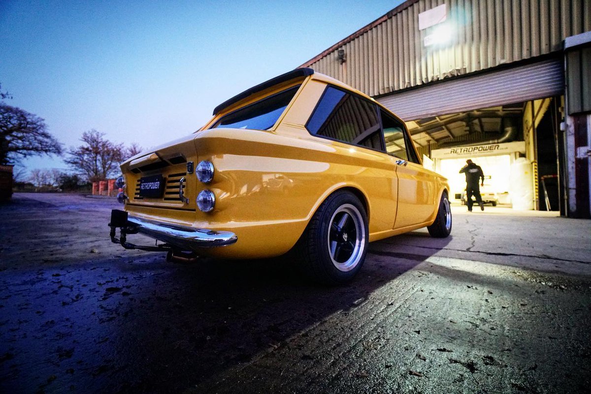 retropowercars's tweet image. The Hillman Imp we finished last year, built as something of a tribute to the Greetham Engineering 'hot' Imps of the seventies and eighties. It might only have 125bhp or so, but it only weighs as much as empty takeaway Tupperware and sounds bonkers, so who cares?! #retropower