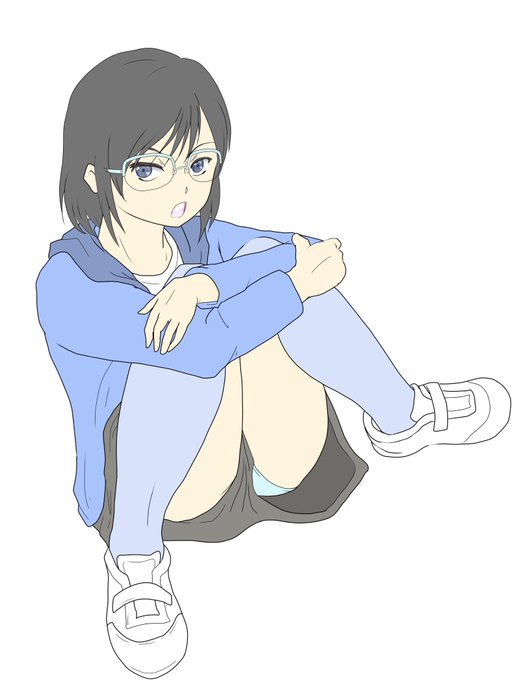 @SunNavel この「見えそうで見えなそうで見えてる!!」感良いですよねw

そんなわけで1年以上前に描いたヤツですが、座りパンチラ愛好家同士、どうぞお納めください(꜆ ˙-˙ )꜆ 