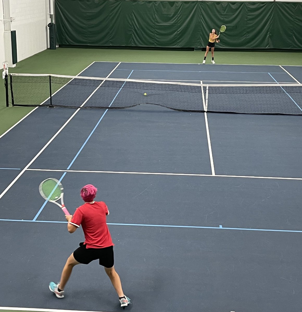 Congrats to Quinlyn Mack for punching her ticket to the WIAA Girls Tennis Individual State Championship! Two more matches to go at Sectionals! 😊❤️🎾🎉 #GoEagles