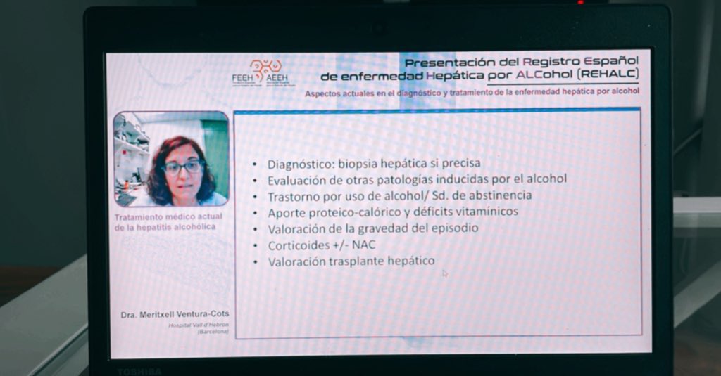 angela_sn_'s tweet photo. Reforzando conceptos y aprendiendo con grandes ponentes en la presentación de #REHALC, nuevo registro dedicado a la enfermedad hepática por alcohol de @AEEHLiver https://t.co/is9KjoL1NL