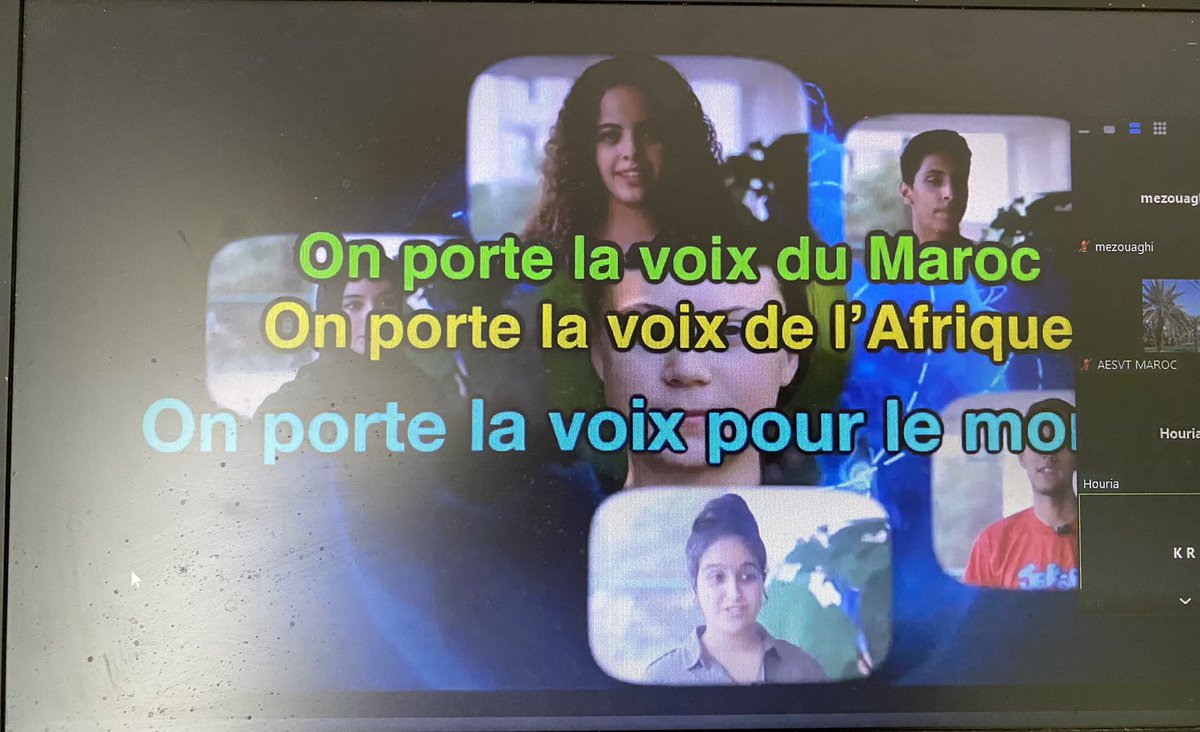 MezouaghiMihoub's tweet photo. Merci #AESVT pour l’opportunité d échanger avec un large panel de jeunes de toutes les régions du #Maroc et surtout écouter leurs recommandations @HeleneLeGal @AmbaFranceMaroc @MBordlaurans @CYoka_AFD @UE_au_Maroc @ONUMaroc @Cop26Eu @IDFC_Network @mokhtarchemaou @IDDRI_ThinkTank https://t.co/SuSbxXFxFT