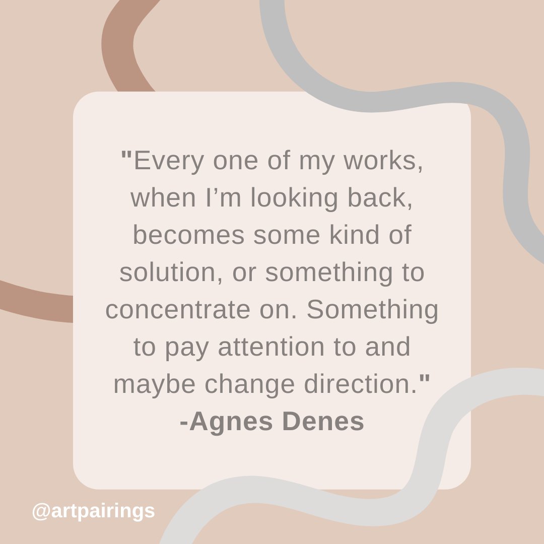artpairings's tweet photo. Join us on Thursday, October 7 at 6pm (EST) on Zoom as we talk about artists Maya Lin &amp; Agnes Denes and their environmental and ecological art.

https://t.co/sPfhY6nUgC

#mayalin #agnesdenes #contemporaryart #arthistory #environmentalart #climatechange #onlineclass #quoteoftheday https://t.co/asfqrOz34X