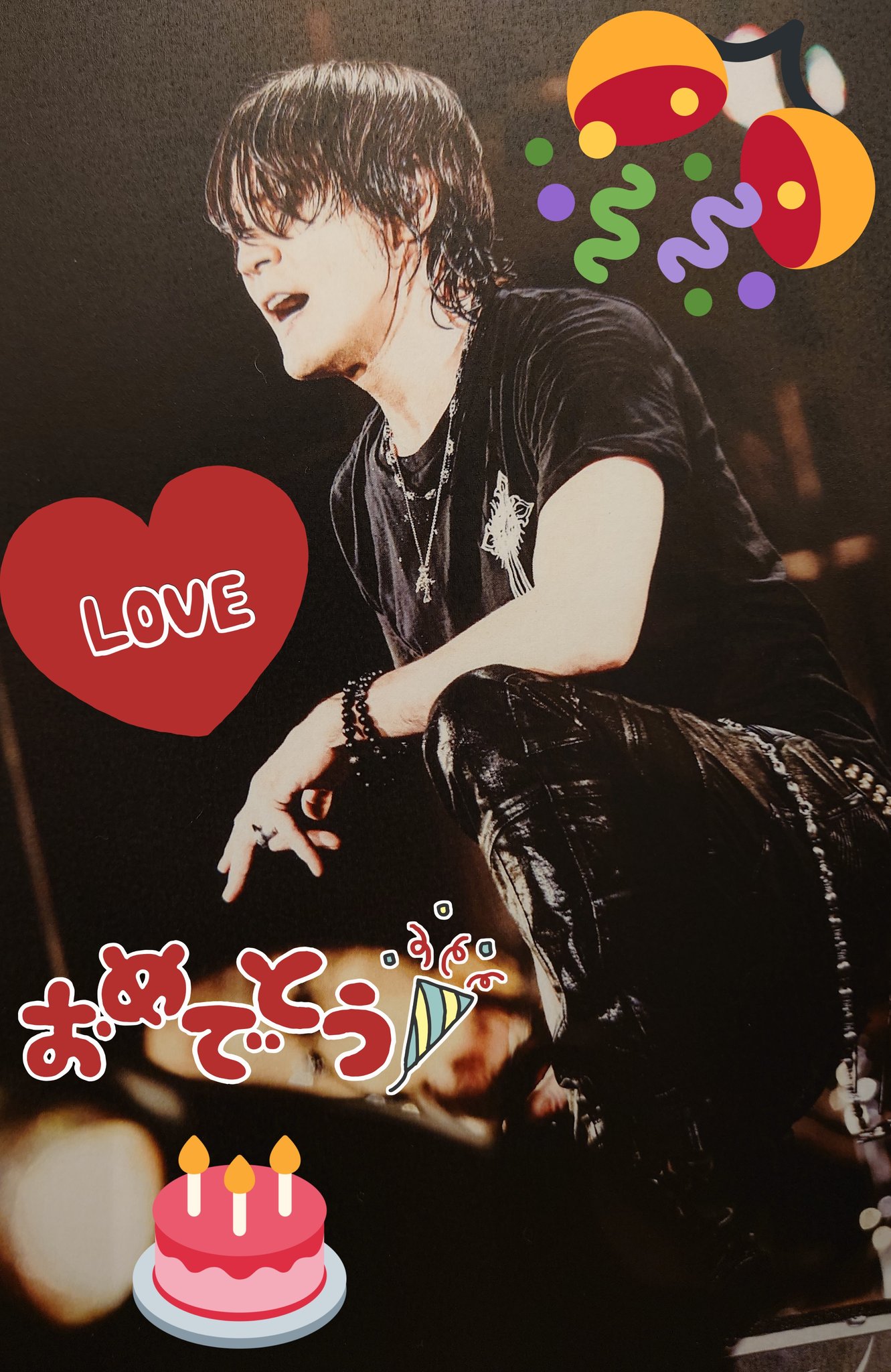 フジrock 氷室京介さんhappy Birthday 61歳の誕生日おめでとうございます これからもずっと心からリスペストしてますし貴方の最高の歌声を聞ける日とお姿を見れる日をずっと楽しみに待っています 身体にお気をつけて素敵な一年を