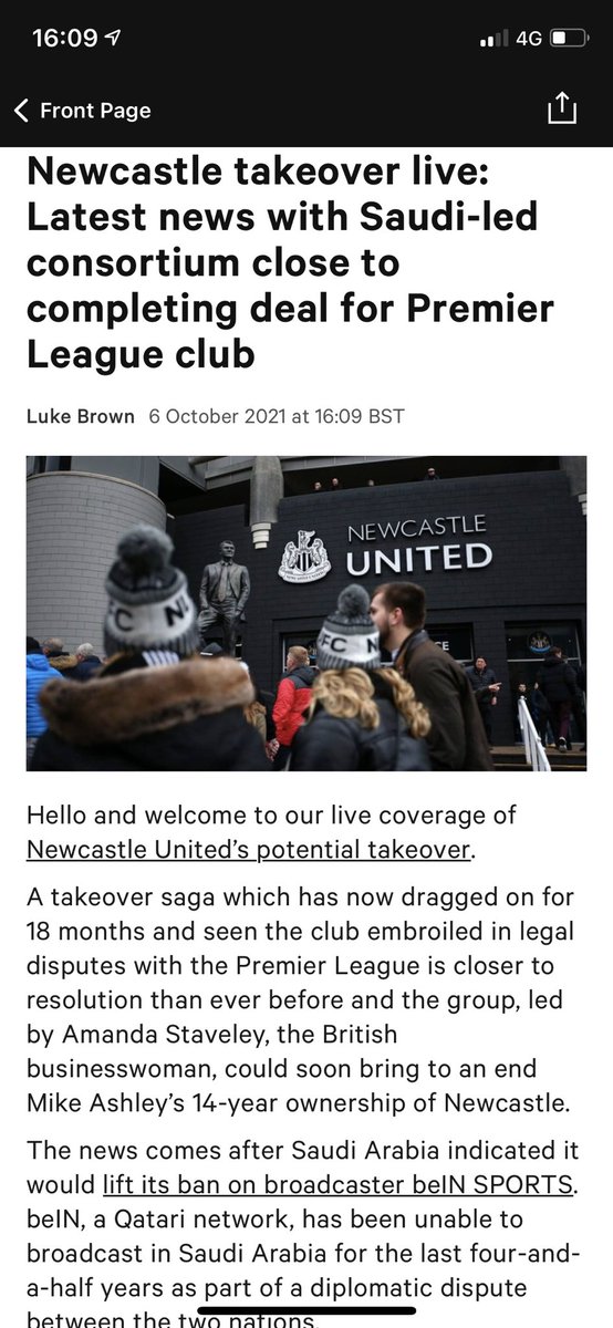 Please please please please let this be true. And end the shit, we the fans, have had to endure the last 14 years. #NUFC