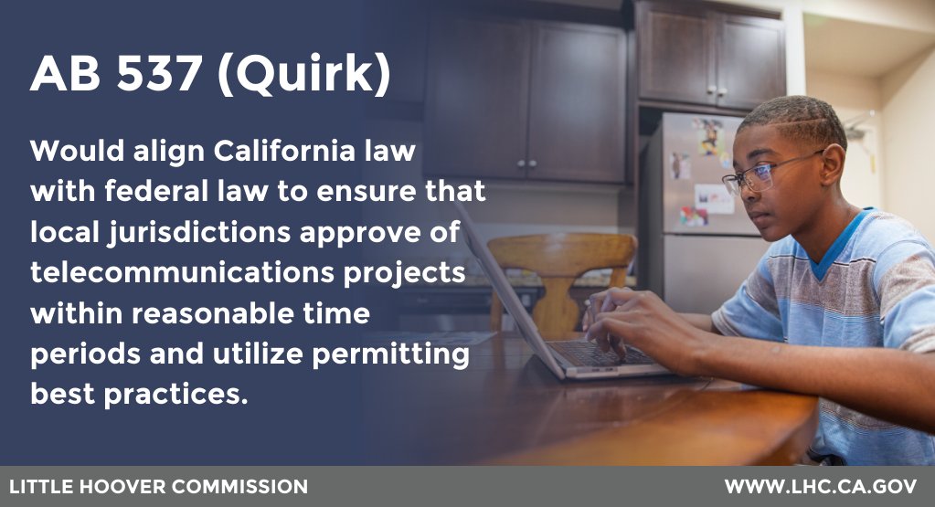 CALittleHoover's tweet photo. Good news! @CAgovernor @GavinNewsom signed #AB537 (@AsmBillQuirk) yesterday! This bill will further the goals of our recommendation urging the state to improve and expand accessibility to digital government services. #CAleg #CAgov https://t.co/XuUUQC7Jdg