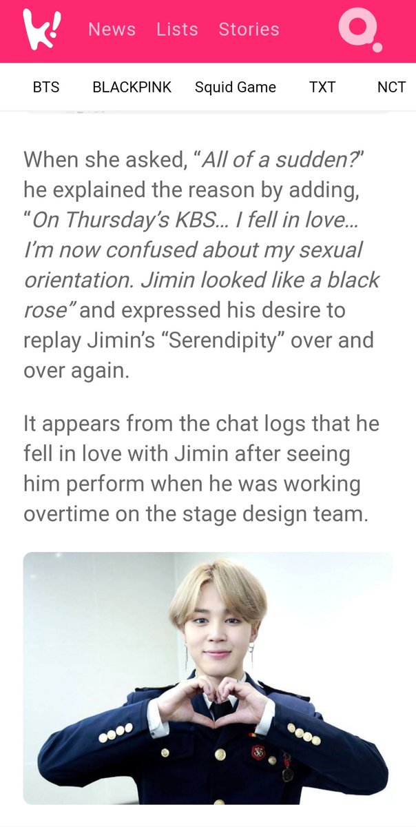 bonobonoya_03's tweet image. Remember when the male stage designer considered to leave his girlfriend for Jimin