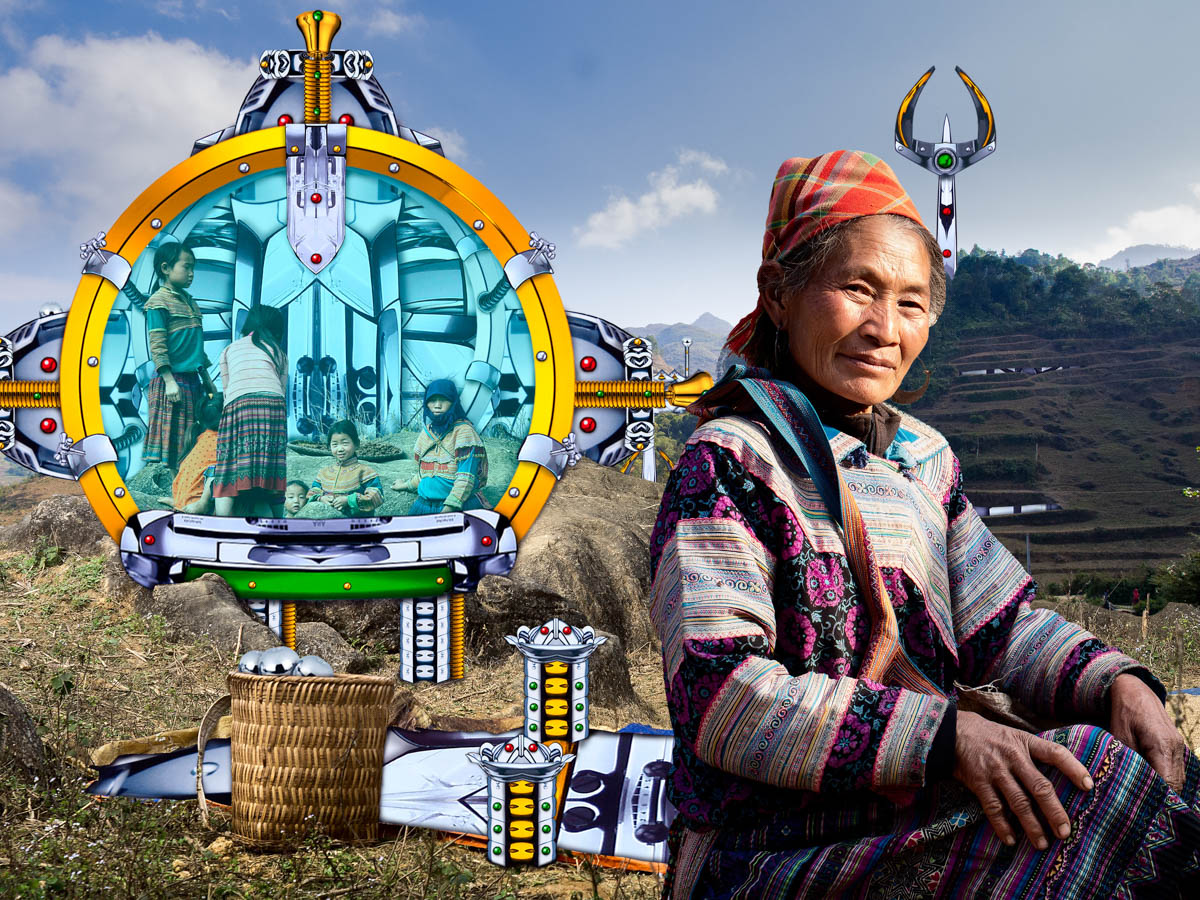 TonyCorocher's tweet photo. 👉The images used in "PORTRAITS OF STRENGTH: Women in Ethnic Vietnam (Tech-Enhanced)", by me &amp; @BoyaGeorge on @AsyncArt, come from a documentary photo essay of mine that won an Award at "Prix de la Photographie Paris".

✨Check it out here #cryptoart #nft:
https://t.co/89AFJduy6U https://t.co/RGiFwmcoZe