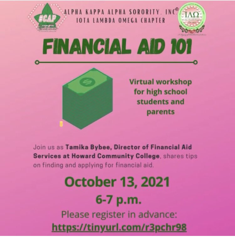 Check out this opportunity for HS students and families.