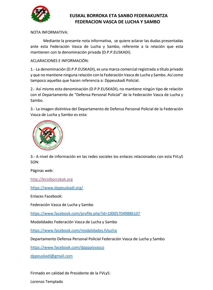 Buenas tardes, desde la federación os queremos dejar esta hoja informativa para que sean resueltas las posibles dudas. 
Un saludo ¡y a seguir con la lucha! 💪🏻
