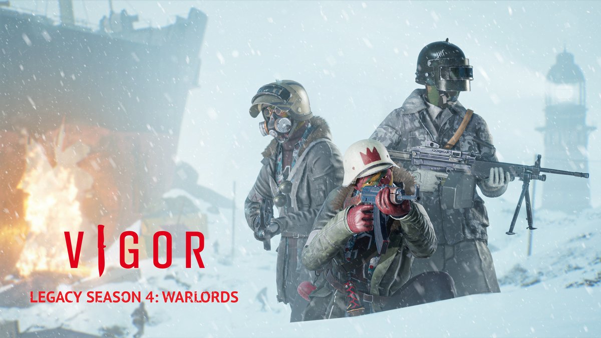 vigorthegame's tweet photo. Surprise, Outlanders!📢

Legacy Season 4 is here!🔥
This time we decided to go with the most requested season from the past and drop it a bit earlier than usual😉

Make sure to stop by our Dev Stream for more info, we're live right now! ➡️https://t.co/3bJSxN9bEH https://t.co/ZgOseWOiJQ