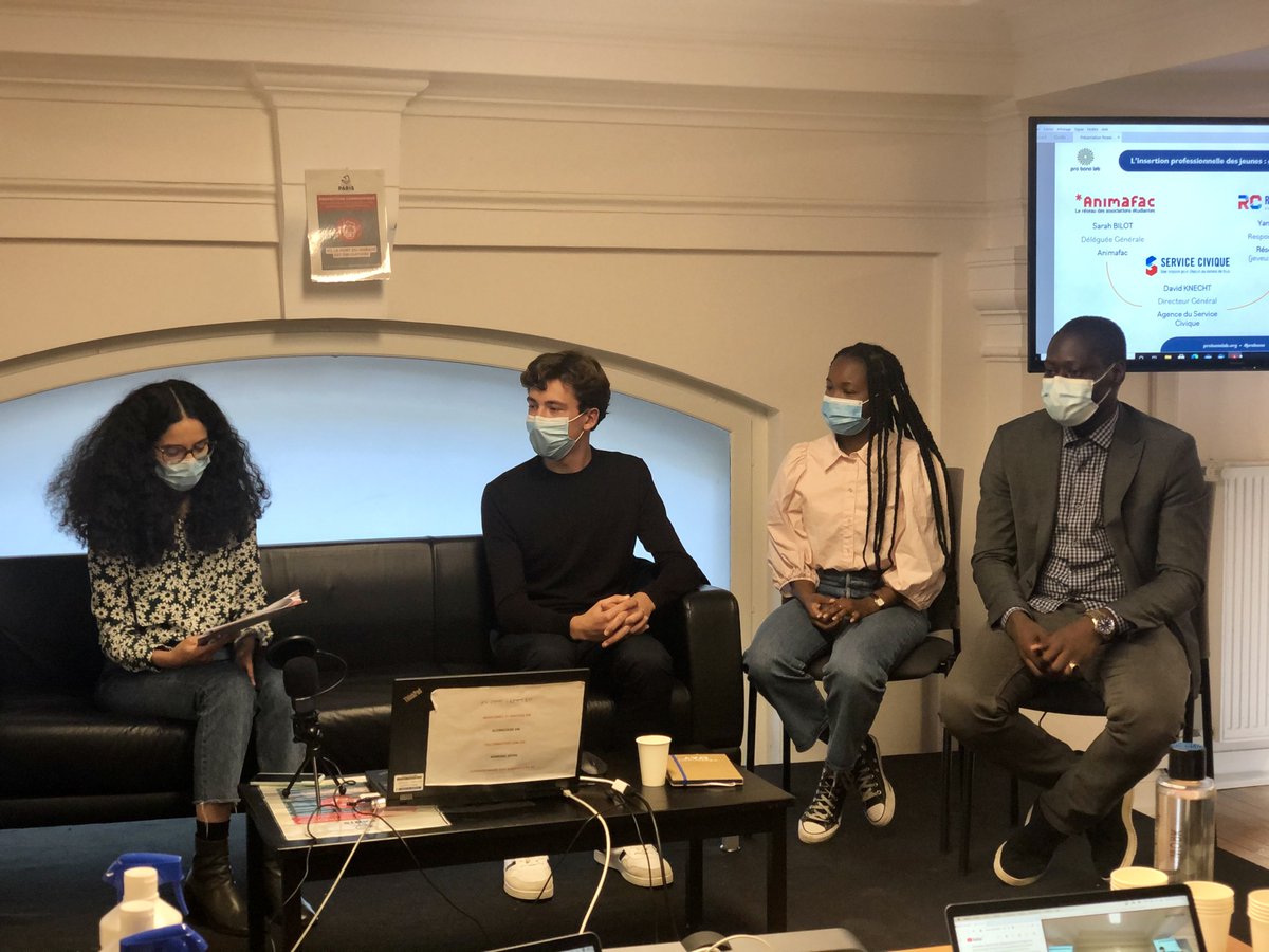 Pro Bono Lab (@probonolab) on Twitter photo #Live l "Des assos à <a href="/sciencespo/">Sciences Po</a> il y en a plein, mais je voulais une exp. professionnalisante & à la fois garder un engagement social fort" Témoignages de Oscar & Kiara, co-responsables du pôle #probono de la <a href="/Junior_ScPo/">Junior Consulting Sciences Po</a>. Danso, lui, étudiant à <a href="/UnivParis8/">Université Paris 8</a>, a intégré <a href="/coopen8/">Coopen8</a> ! #Live l "Des assos à <a href="/sciencespo/">Sciences Po</a> il y en a plein, mais je voulais une exp. professionnalisante & à la fois garder un engagement social fort" Témoignages de Oscar & Kiara, co-responsables du pôle #probono de la <a href="/Junior_ScPo/">Junior Consulting Sciences Po</a>. Danso, lui, étudiant à <a href="/UnivParis8/">Université Paris 8</a>, a intégré <a href="/coopen8/">Coopen8</a> !