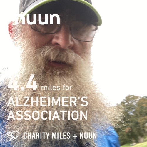 4.4 @CharityMiles for @alzassociation sponsored by @nuunhydration. Join the #muuvment! #nuunlife