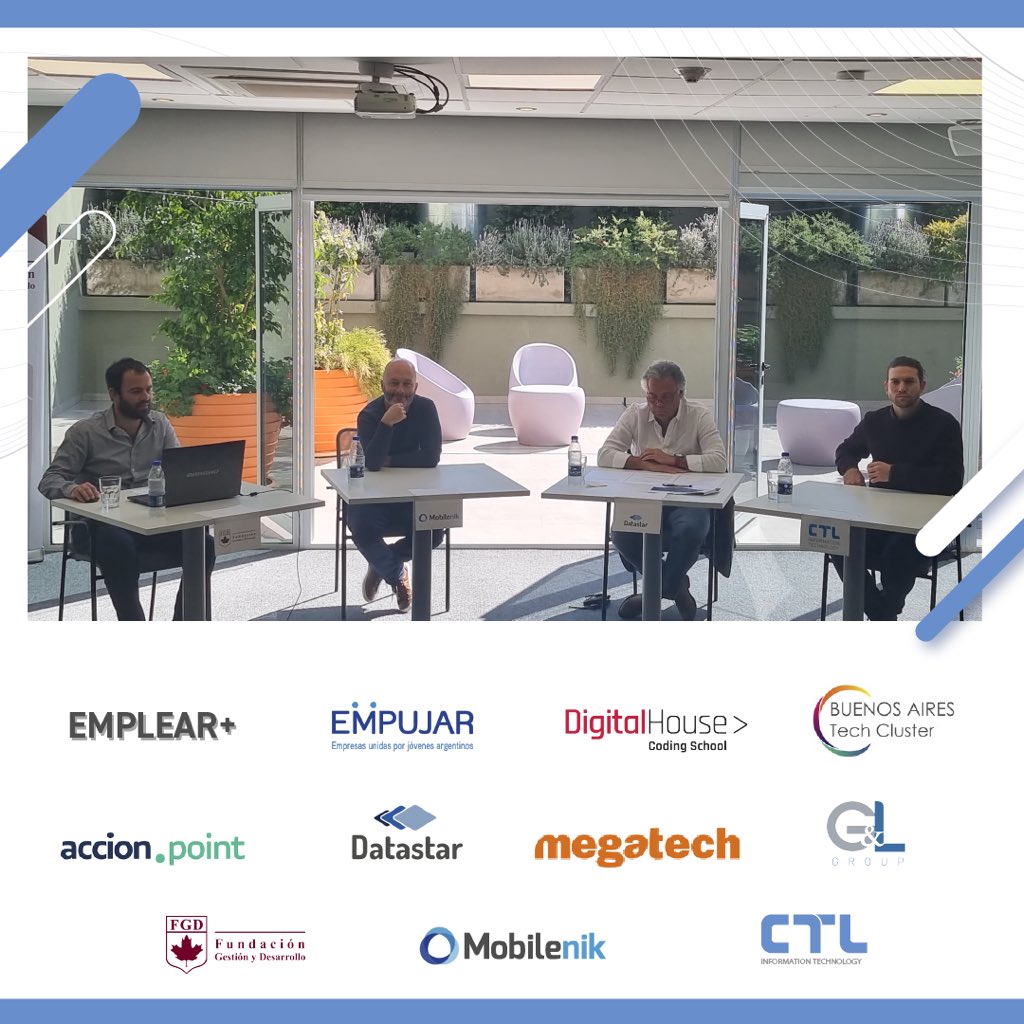Así nos prepárabamos para el evento de EMPLEAR+ la semana pasada. 
Estamos muy contentos de saber que próximamente seremos más las empresas sponsoreando este programa. 
¡Gracias por participar!

<a href="/_digitalhouse/">Digital House</a> @ProgramaEmpujar <a href="/AccionPoint/">Accion Point</a>